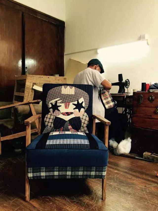 給舊家具加上一張臉 立馬變成一件藝術品