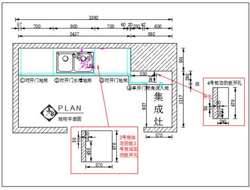 四米廚房裝修設(shè)計案例及四米廚房設(shè)計圖紙